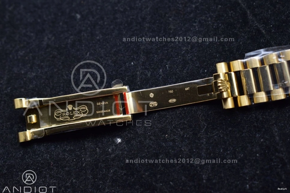 QF V5 Edition Bracelet Dial 36 President Best Weight) Steel on Gold vr3255 YG DayDate 904L (Gain 1115